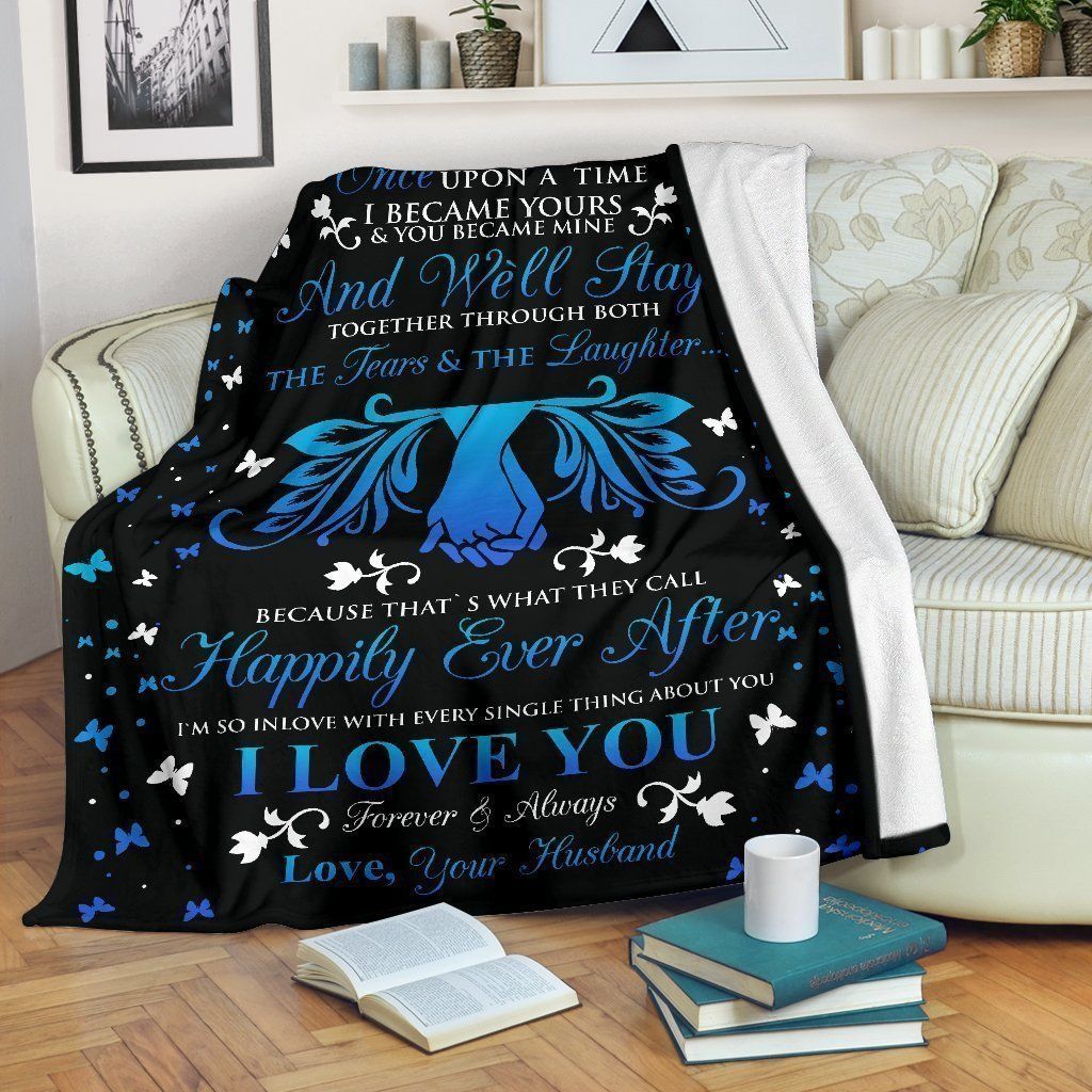 Anniversary Gift To My Wife We’ll Stay Together Fleece Blanket