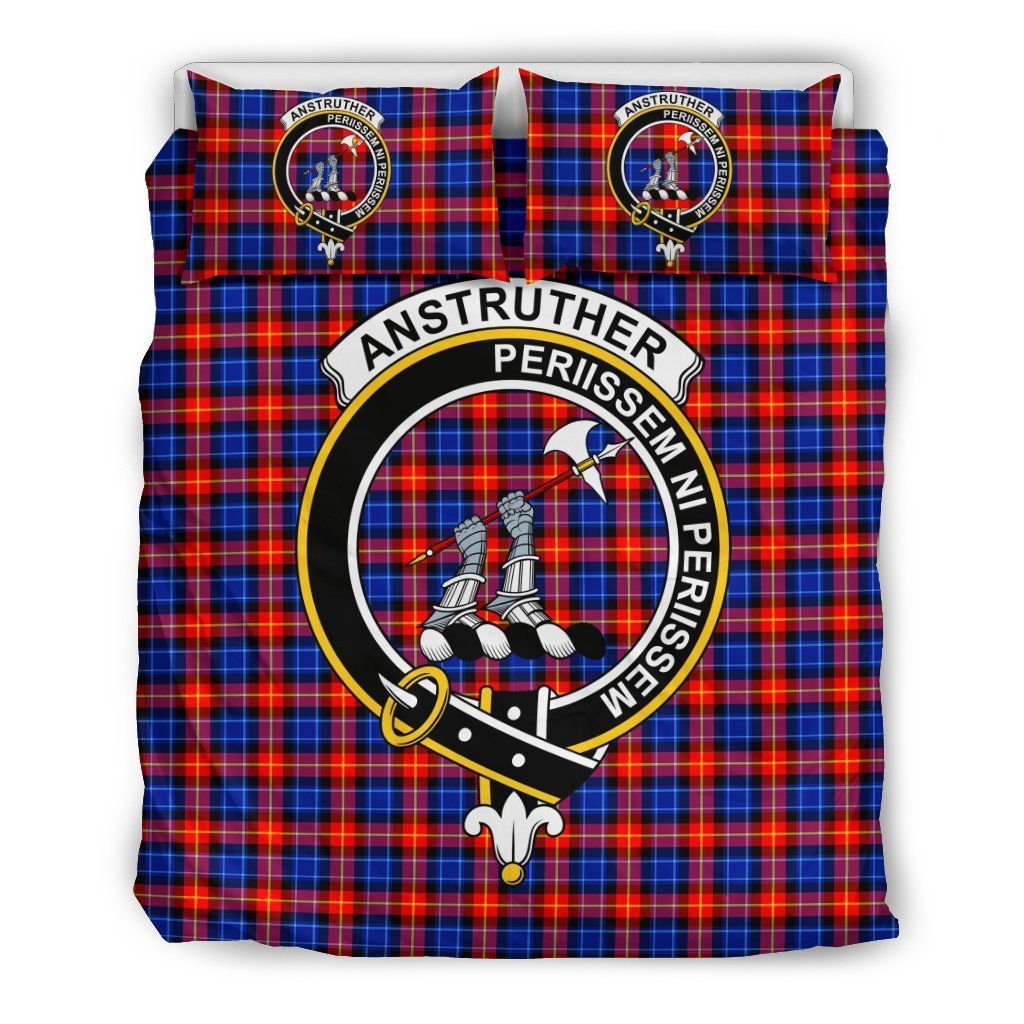 Anstruther Clan Badge Tartan Bedding Set