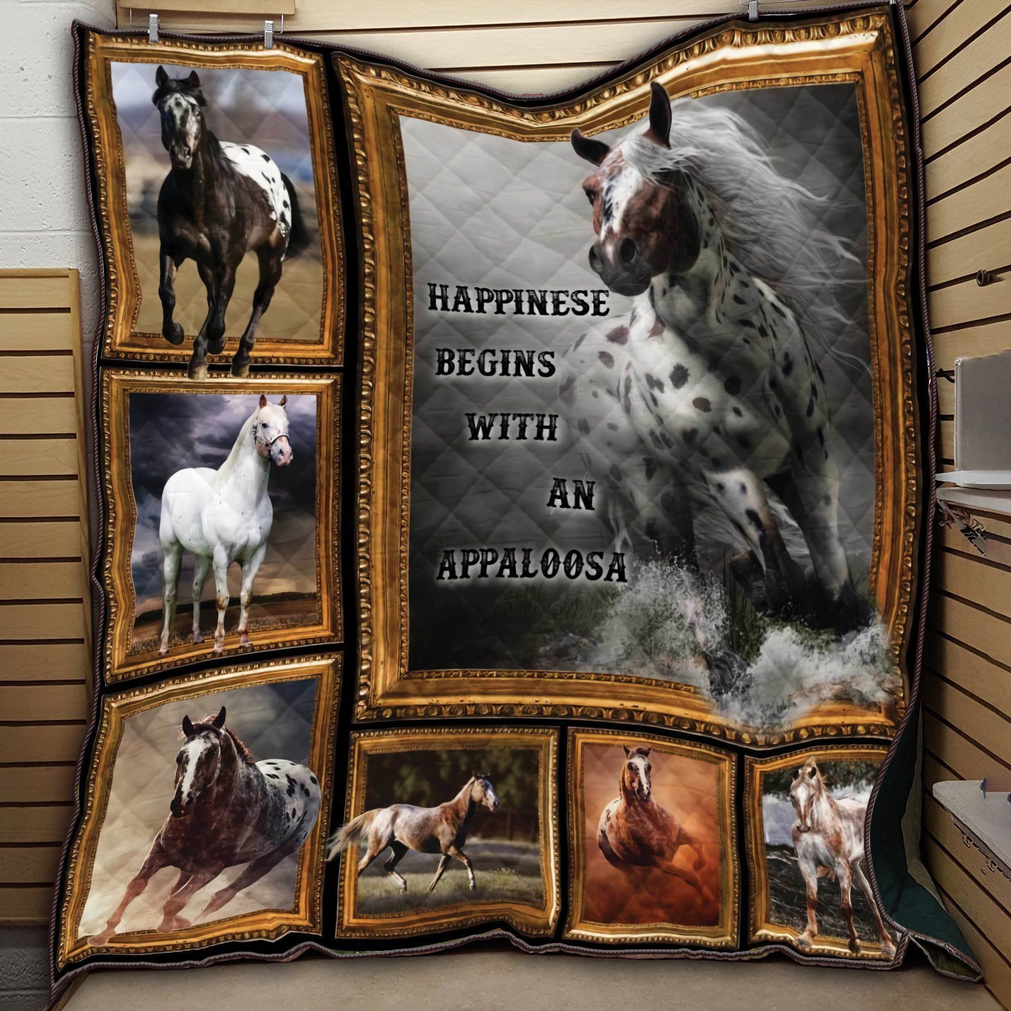 Appaloosa Horse GS-CL-DT3006 Quilt Blanket