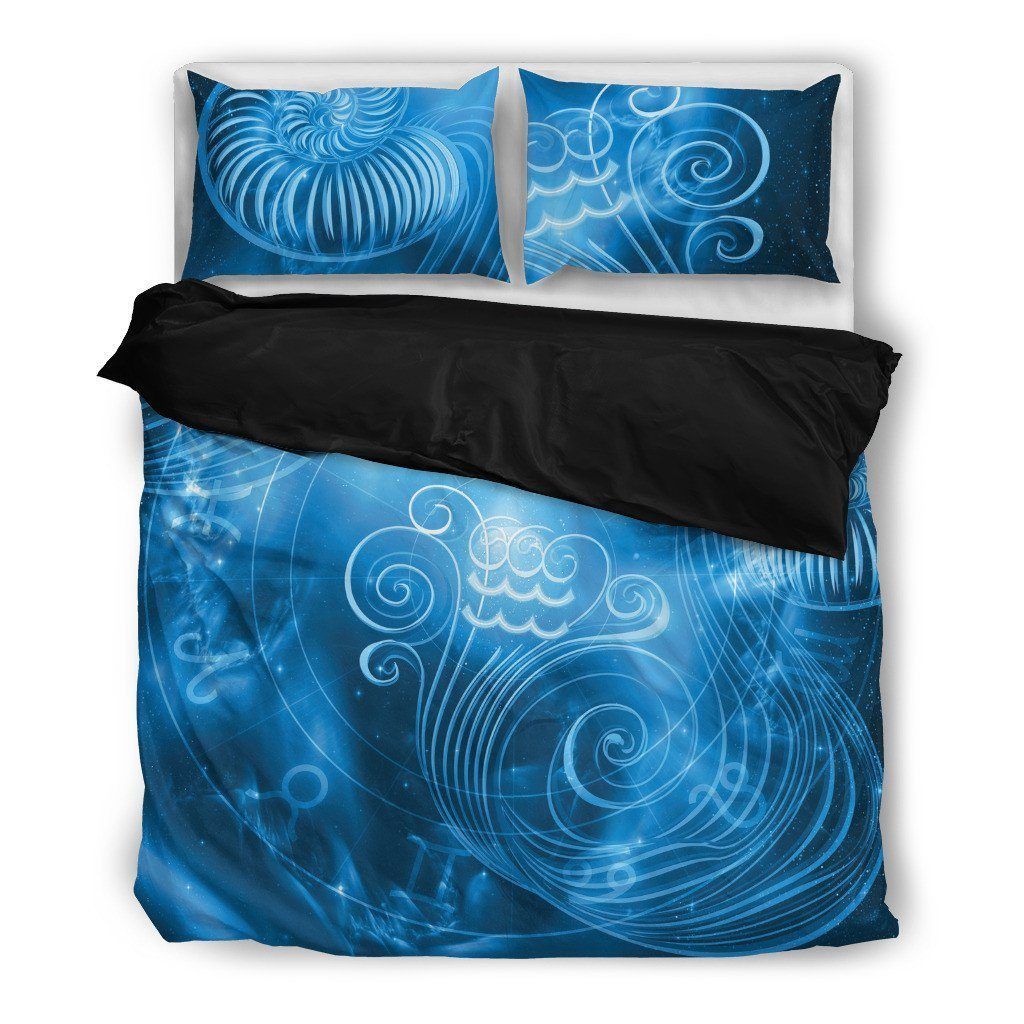 Aquarius Horoscope Zodiac Sign Themed Bedding Set