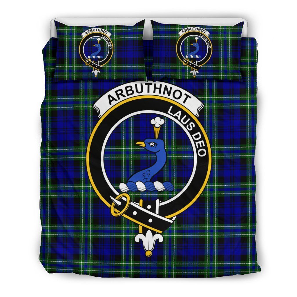 Arbuthnot Clan Badge Tartan Bedding Set
