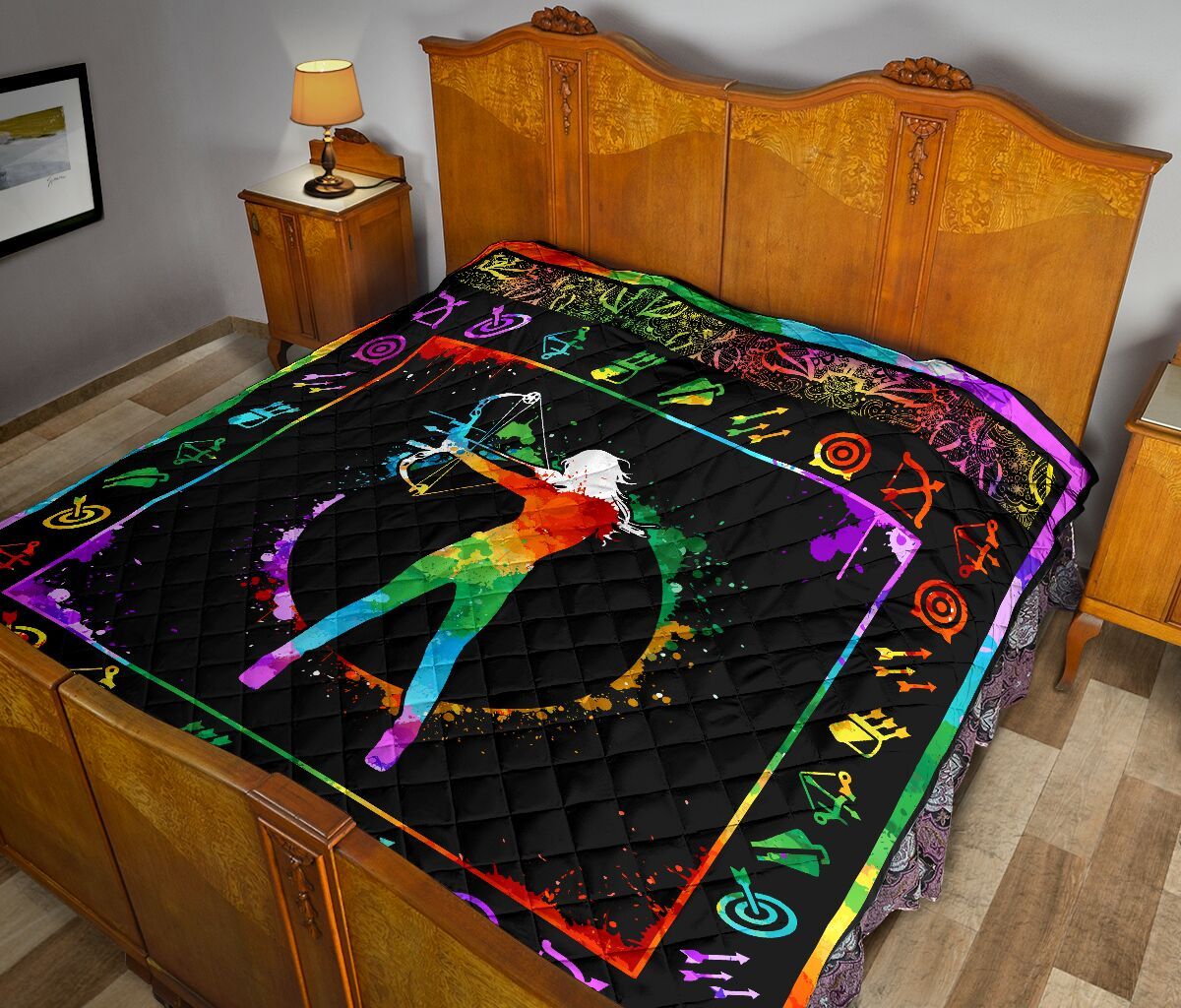 Archery Art Color Quilt Blanket Dhc1312680Dd