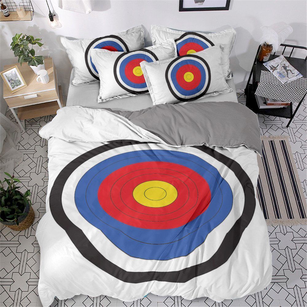 Archery Cotton Bed Sheets Spread Comforter Bedding Set