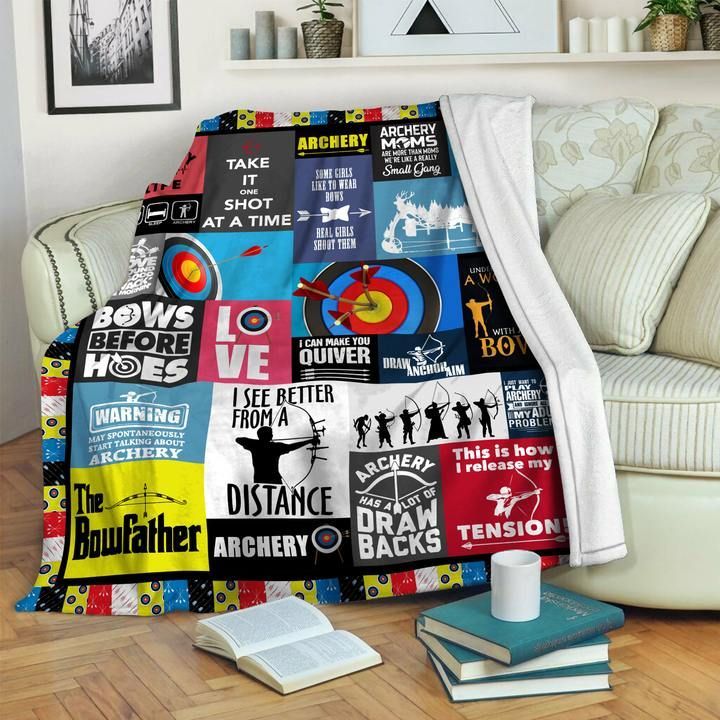 Archery Sherpa Fleece Blanket