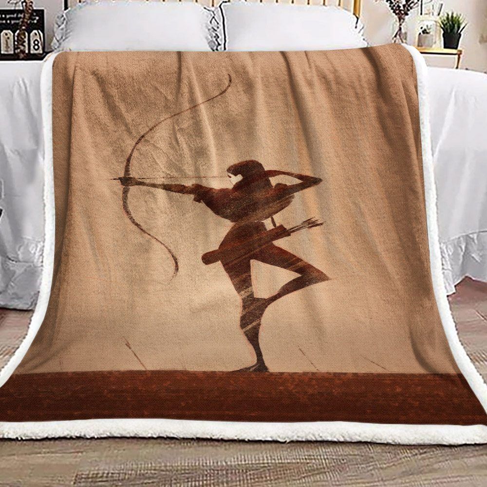 Archery Sherpa Fleece Blanket