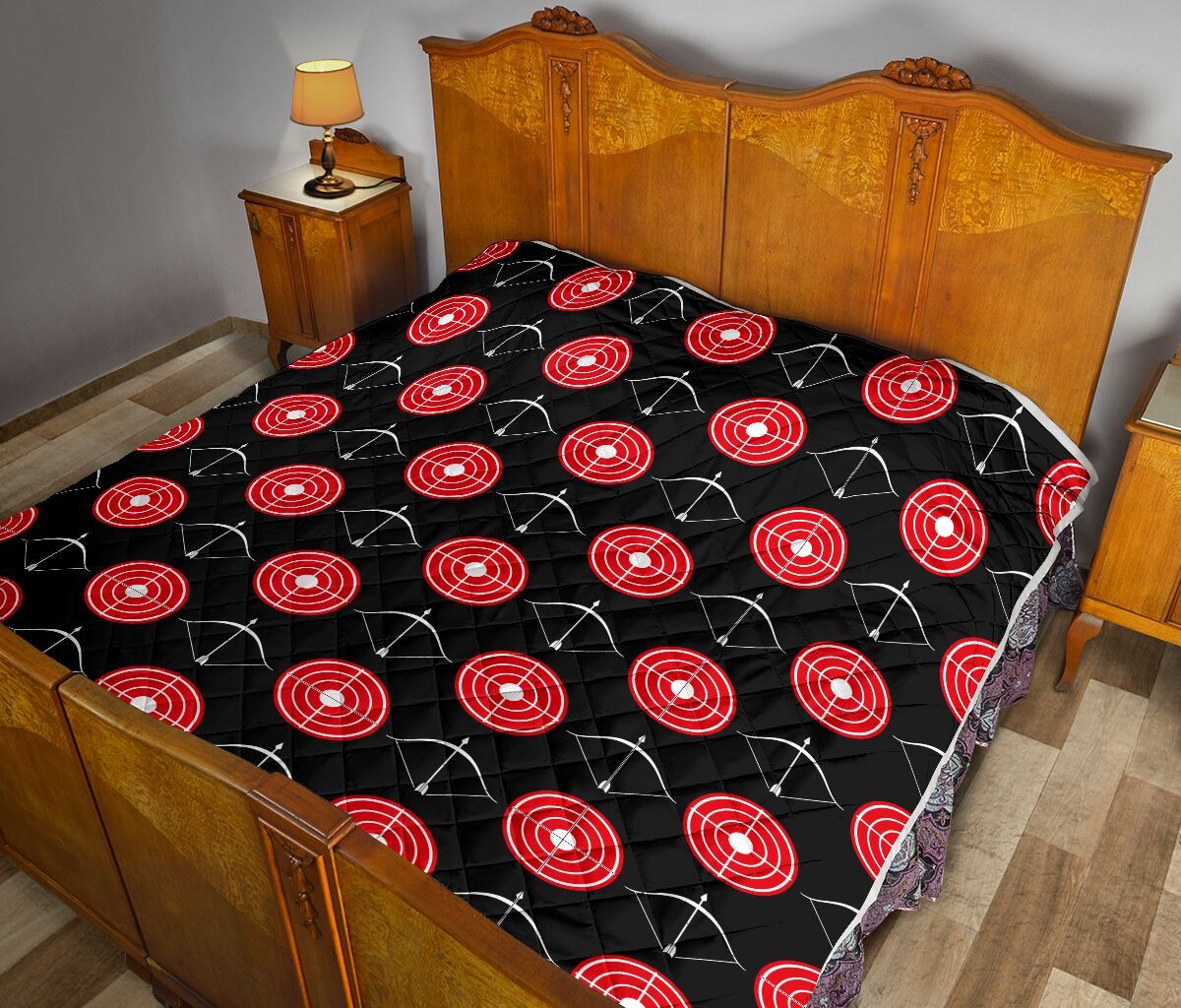 Archery Pattern Red Quilt Blanket Dhc1312879Dd