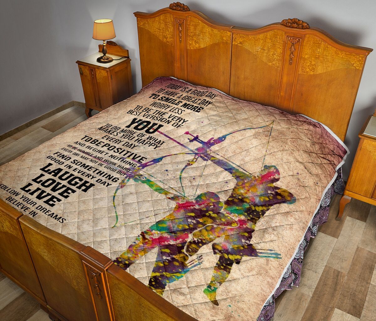 Archery Today Is A Good Day Quilt Blanket Dhc1312901Dd