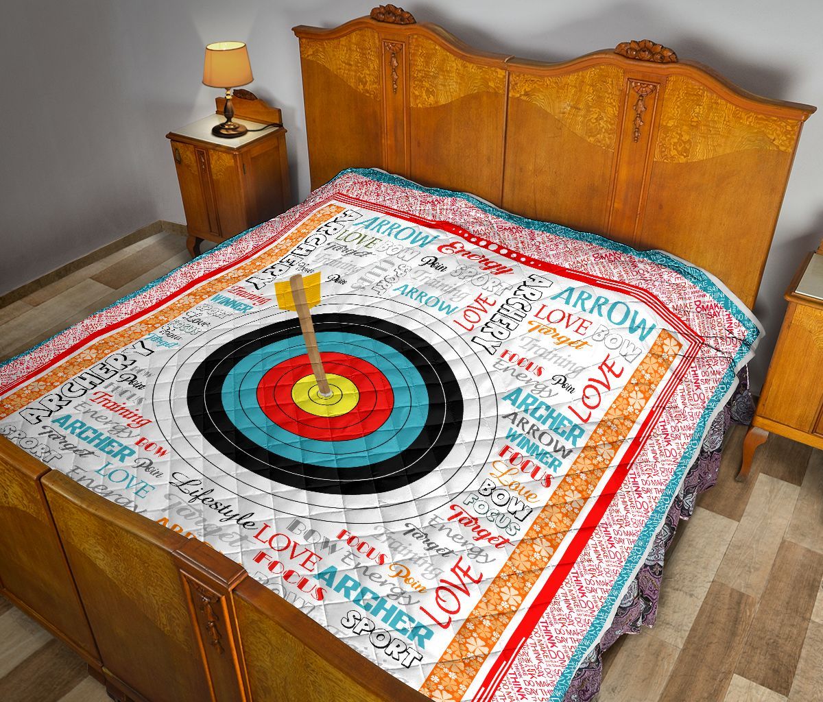Archery Typo Quilt Blanket Dhc1312705Dd