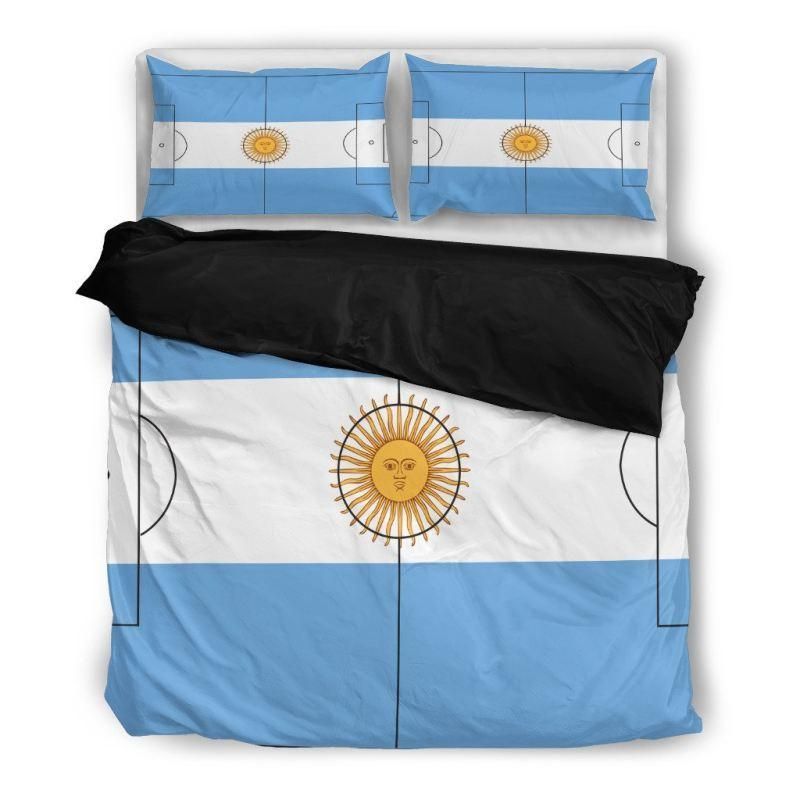 ARGENTINA FLAG SOCCER FIELD Bedding Set