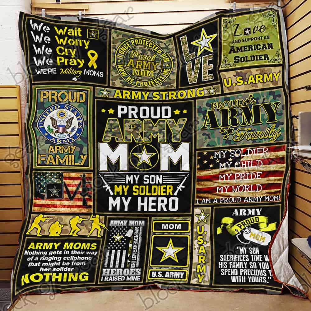 Army Mom CL19100029MDQ Quilt Blanket