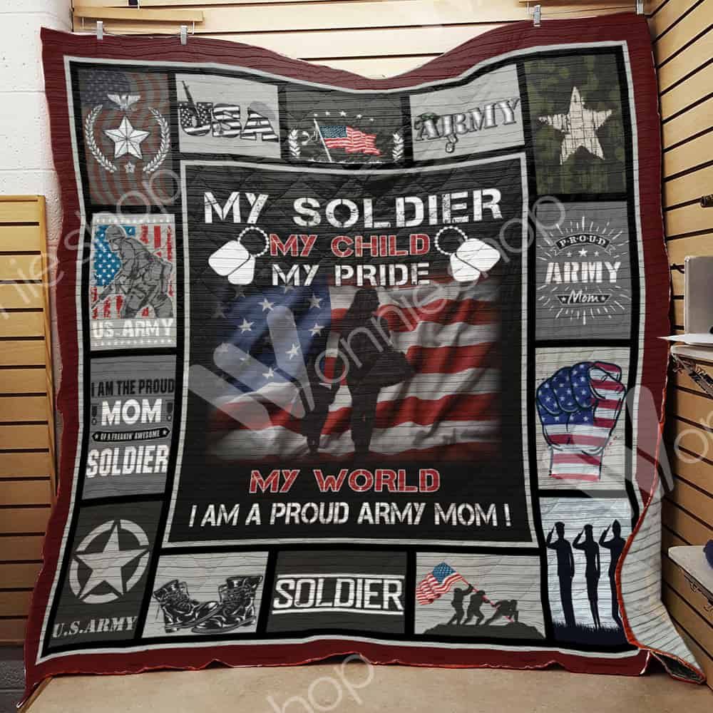 Army Mom Quilt Blanket DHC1102108TD