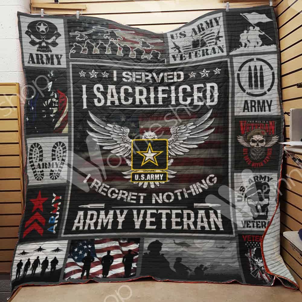Army Veteran Quilt Blanket DHC110223TD