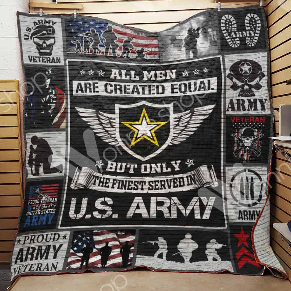 Army Veteran Quilt Blanket DHC110229TD