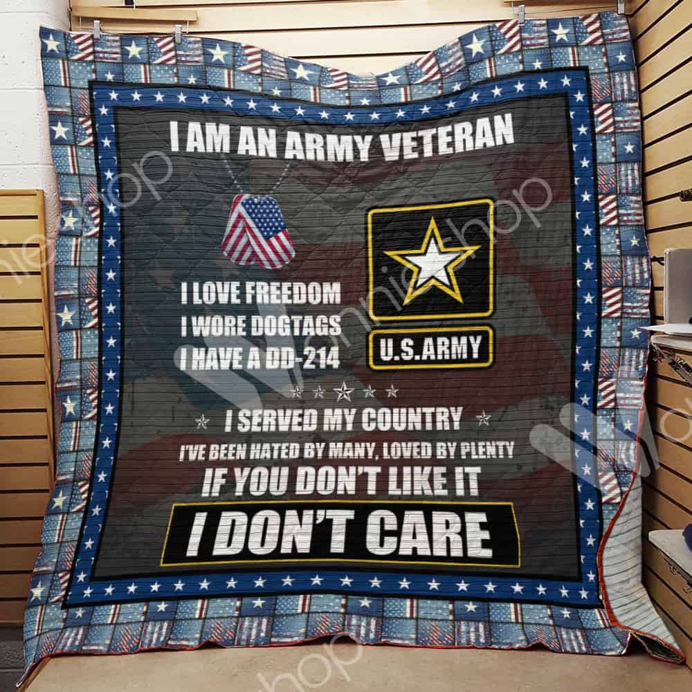 Army Veteran Quilt Blanket DHC110241TD