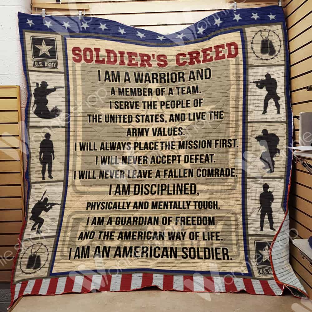 Army Veteran Quilt Blanket DHC110248TD