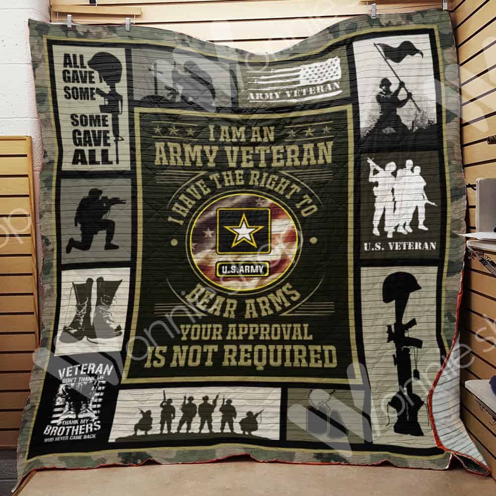 Army Veteran Quilt Blanket DHC11025TD