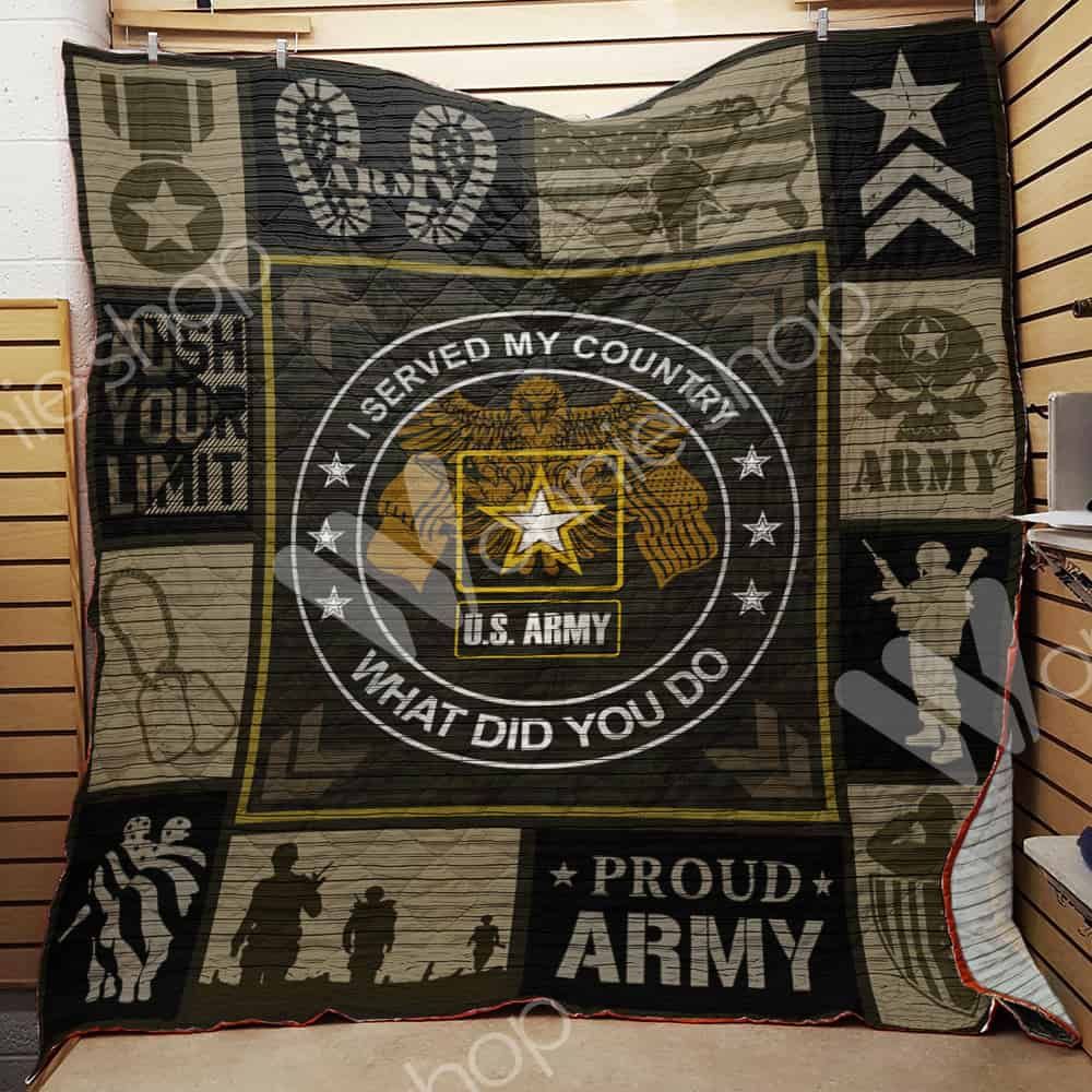 Army Veteran Quilt Blanket DHC110296TD