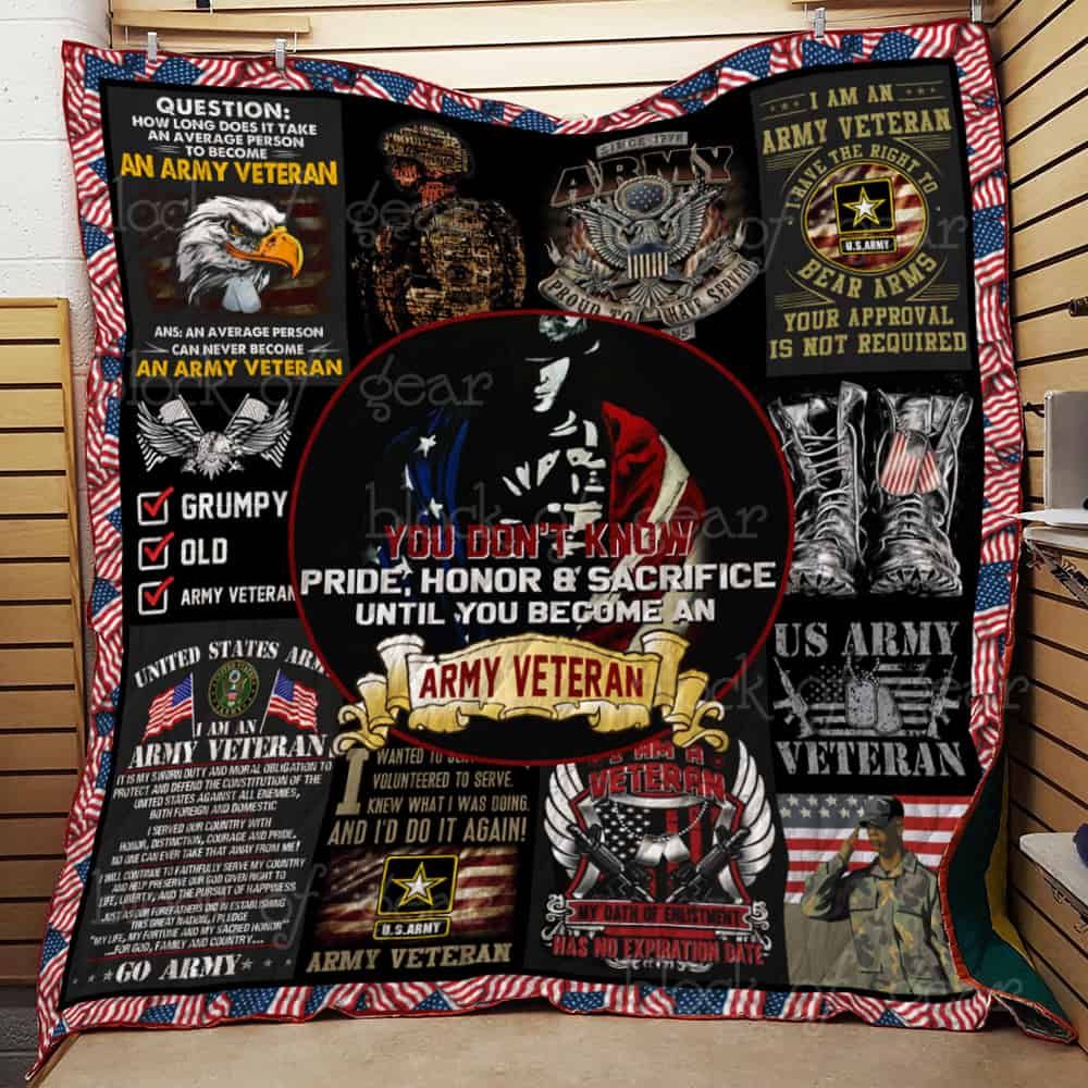 Army Veteran Quilt Th606 Dhc11121482Dd