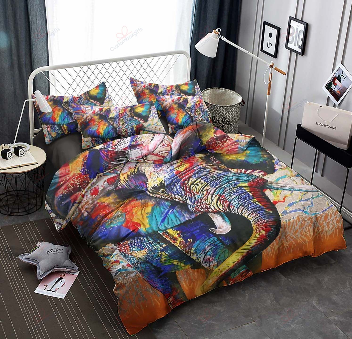 Art Elephant Colorful Printed Bedding Set