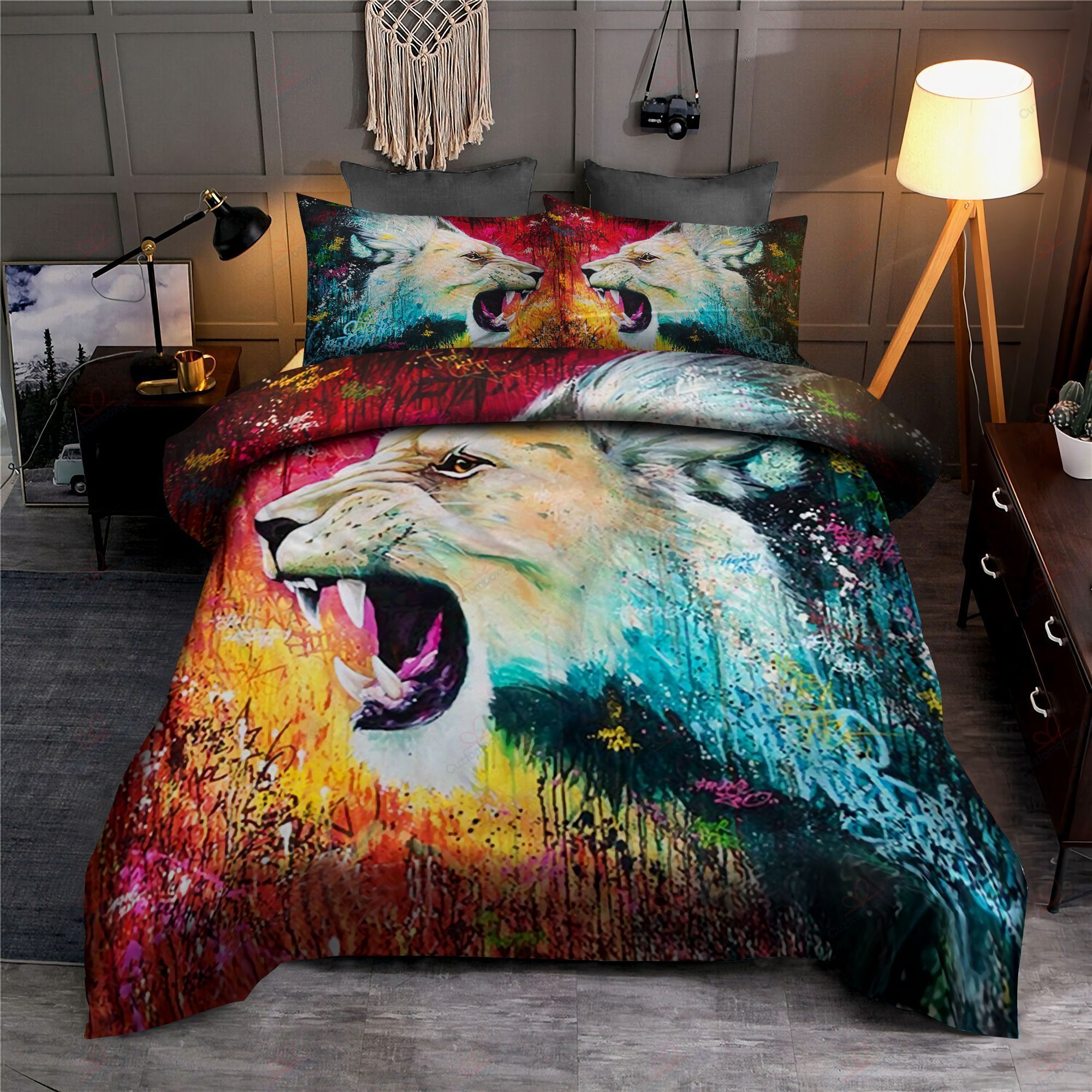 Art Lion Colorful Printed Bedding Set