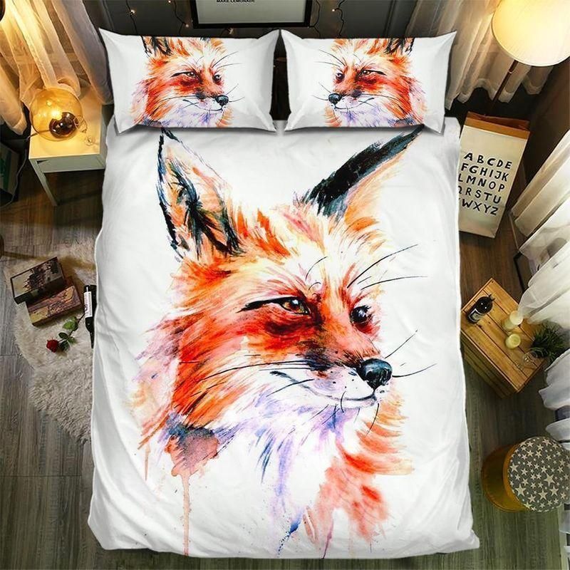 Art Painting Fox  Bedding Set