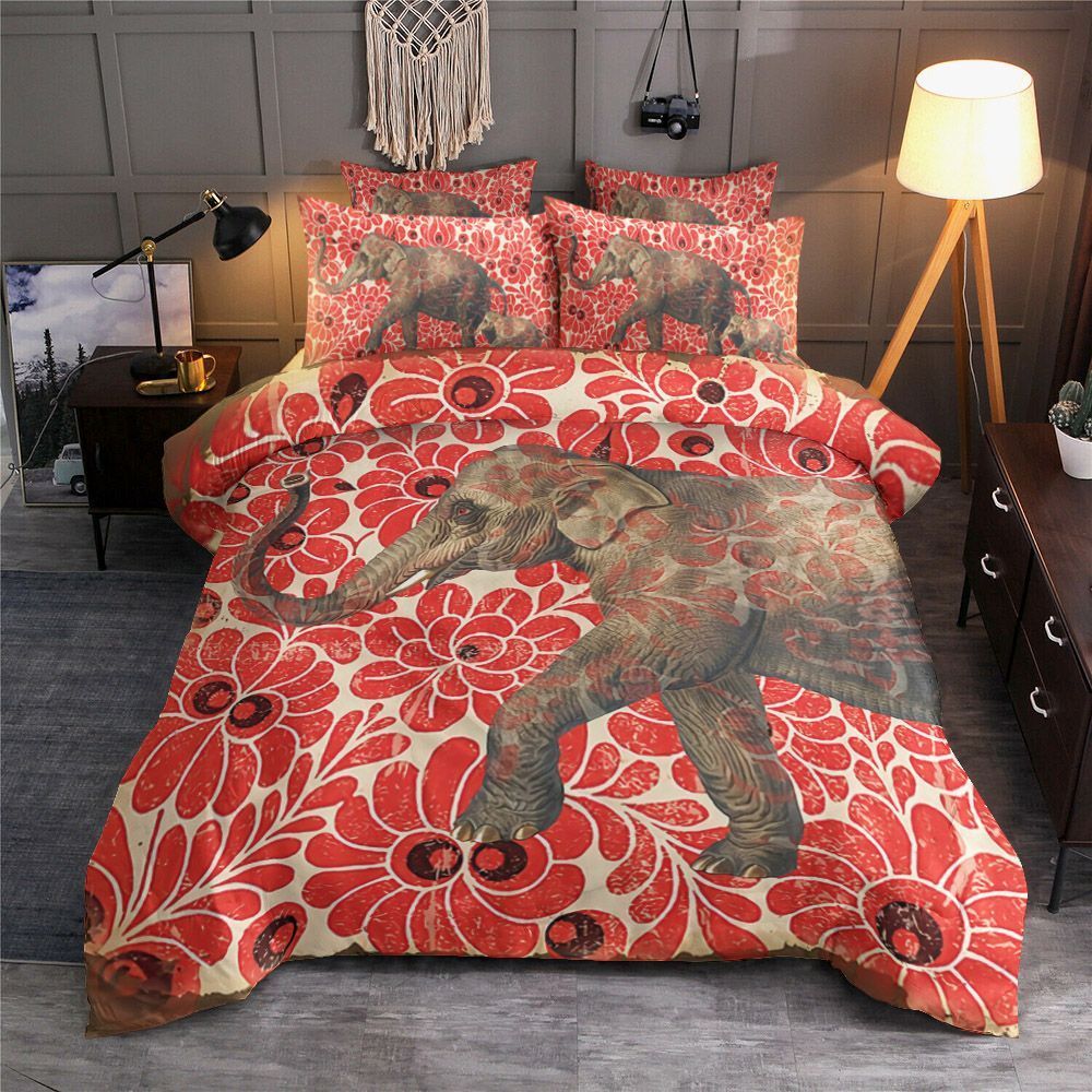 Asian Elephant Bedding Set
