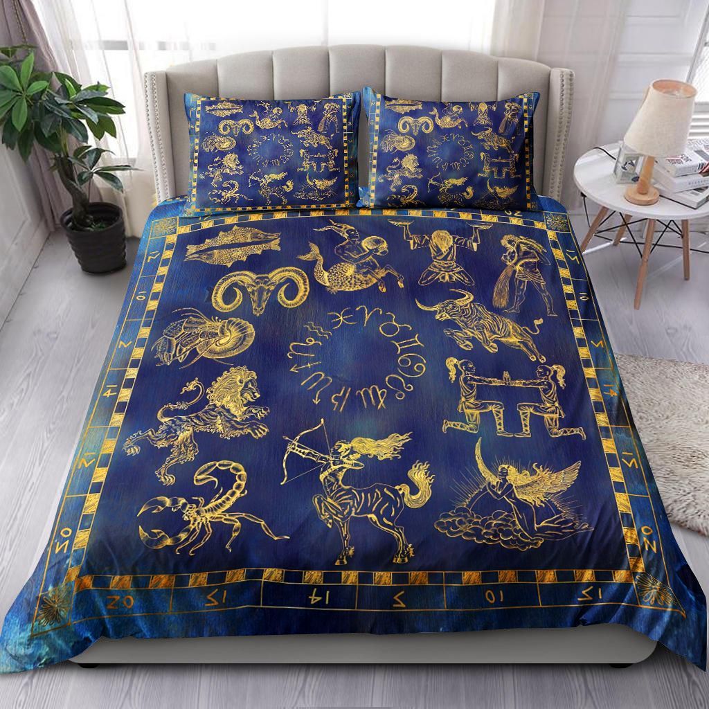 Astrology 12 Zodiac Signs Bedding Set