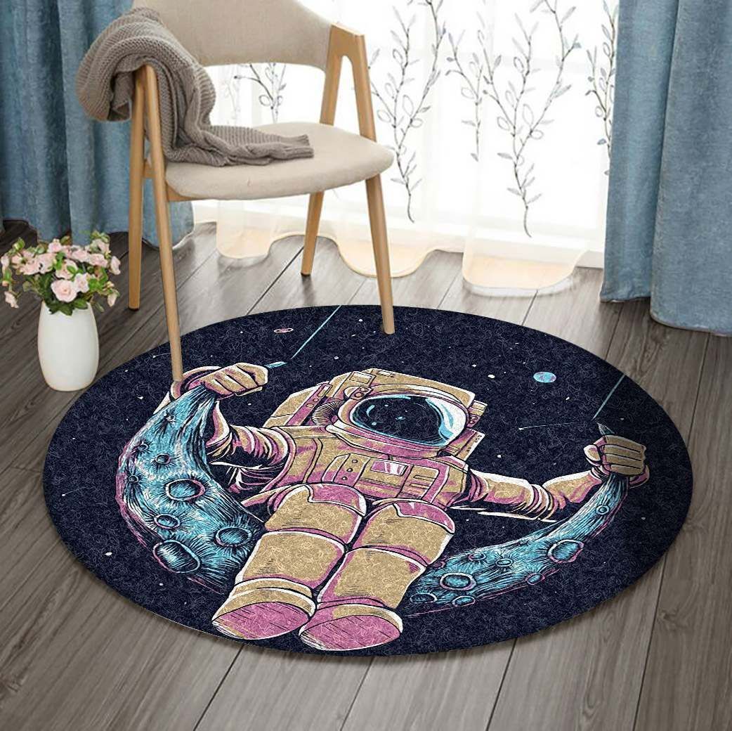 Astronaut Round Carpet