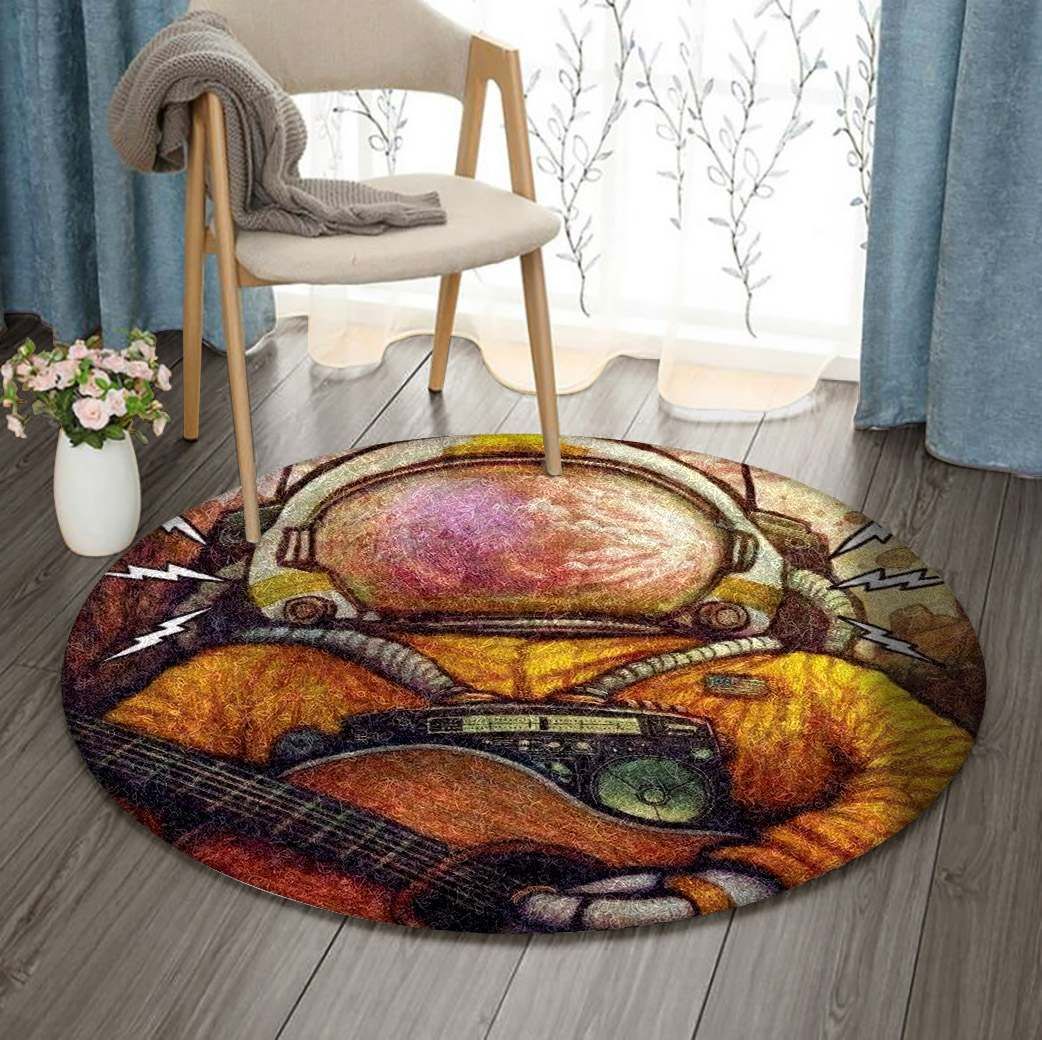 Astronaut Round Carpet
