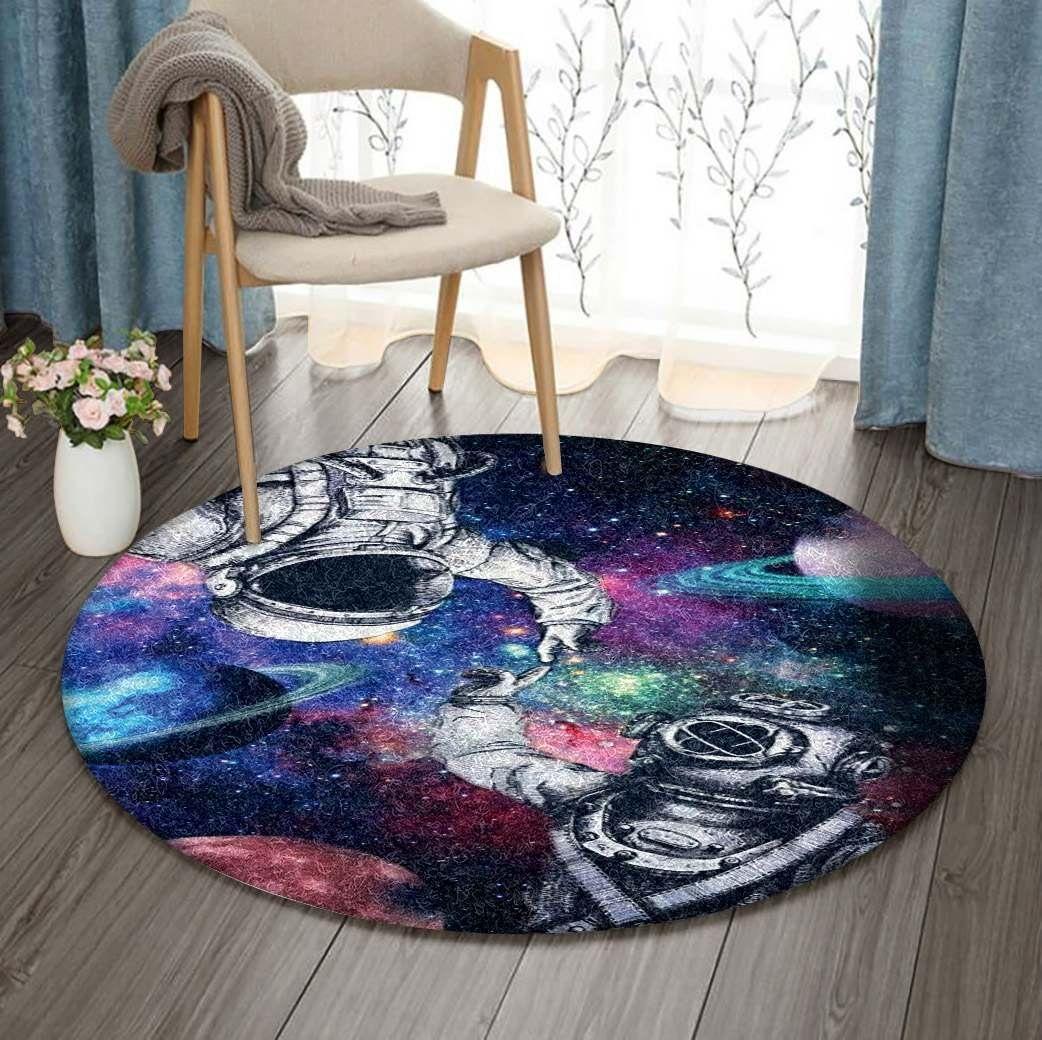 Astronaut Round Carpet