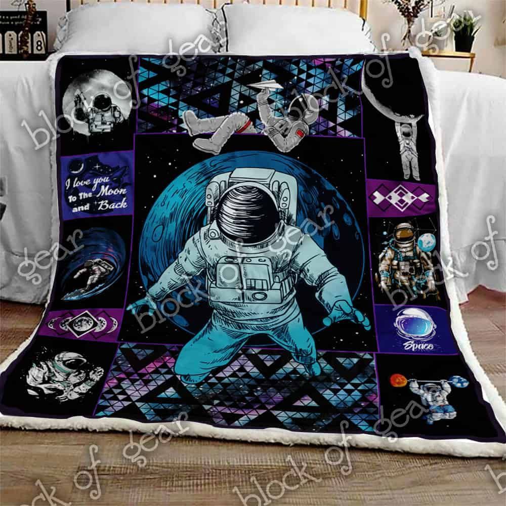 Astronaut Fleece Blanket