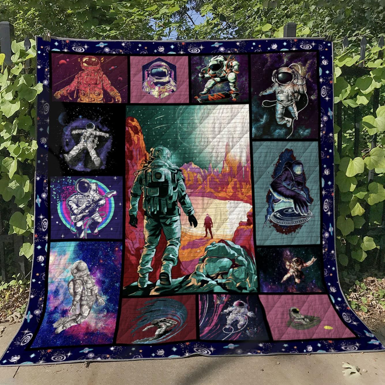 Astronaut Quilt Blanket DHC13123063VT
