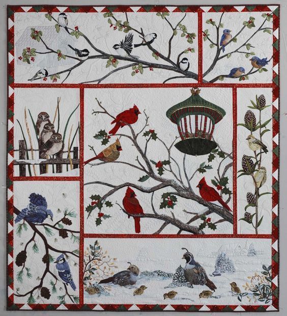 Audubon Christmas MMC2310119 Quilt Blanket