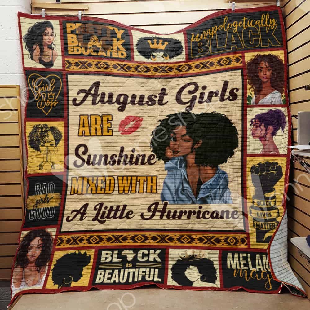 August Black Women Quilt Blanket DHC03021101TD