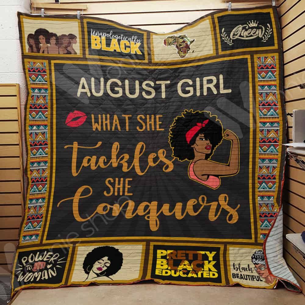 August Black Women Quilt Blanket DHC03021119TD