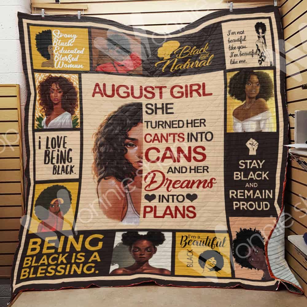 August Black Women Quilt Blanket DHC03021139TD