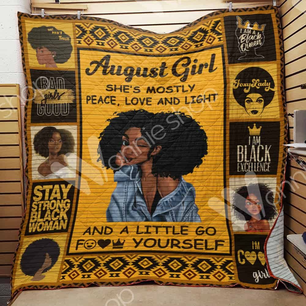 August Black Women Quilt Blanket DHC03021151TD