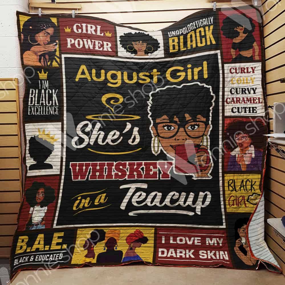 August Black Women Quilt Blanket DHC03021154TD