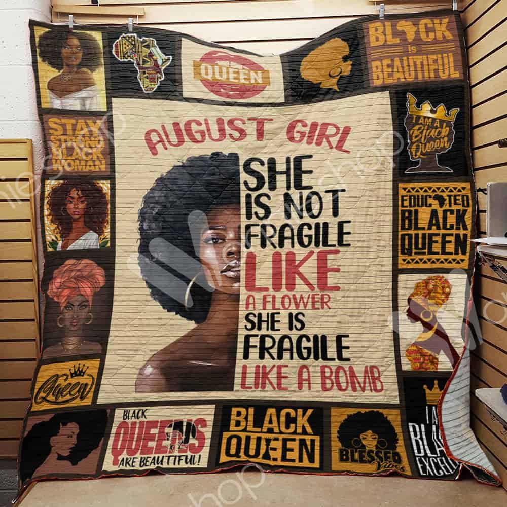 August Black Women Quilt Blanket DHC03021156TD