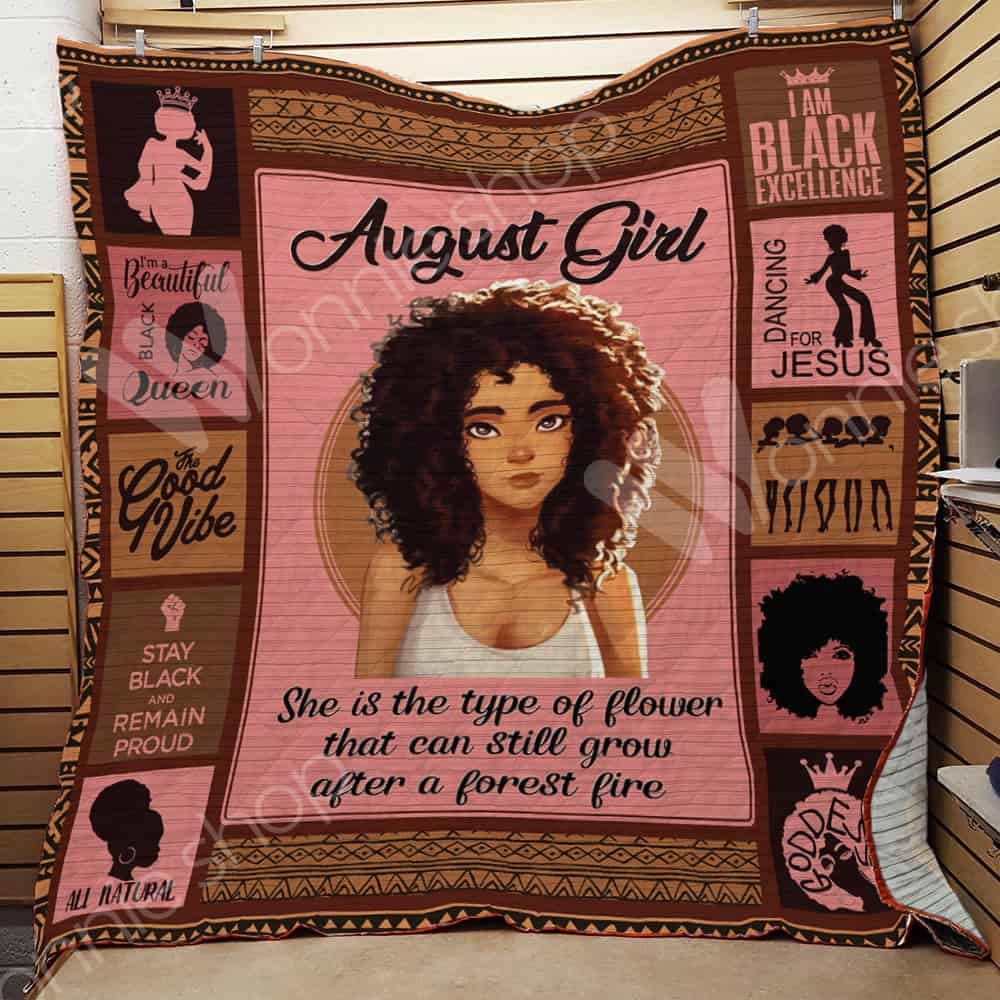 August Black Women Quilt Blanket DHC03021157TD