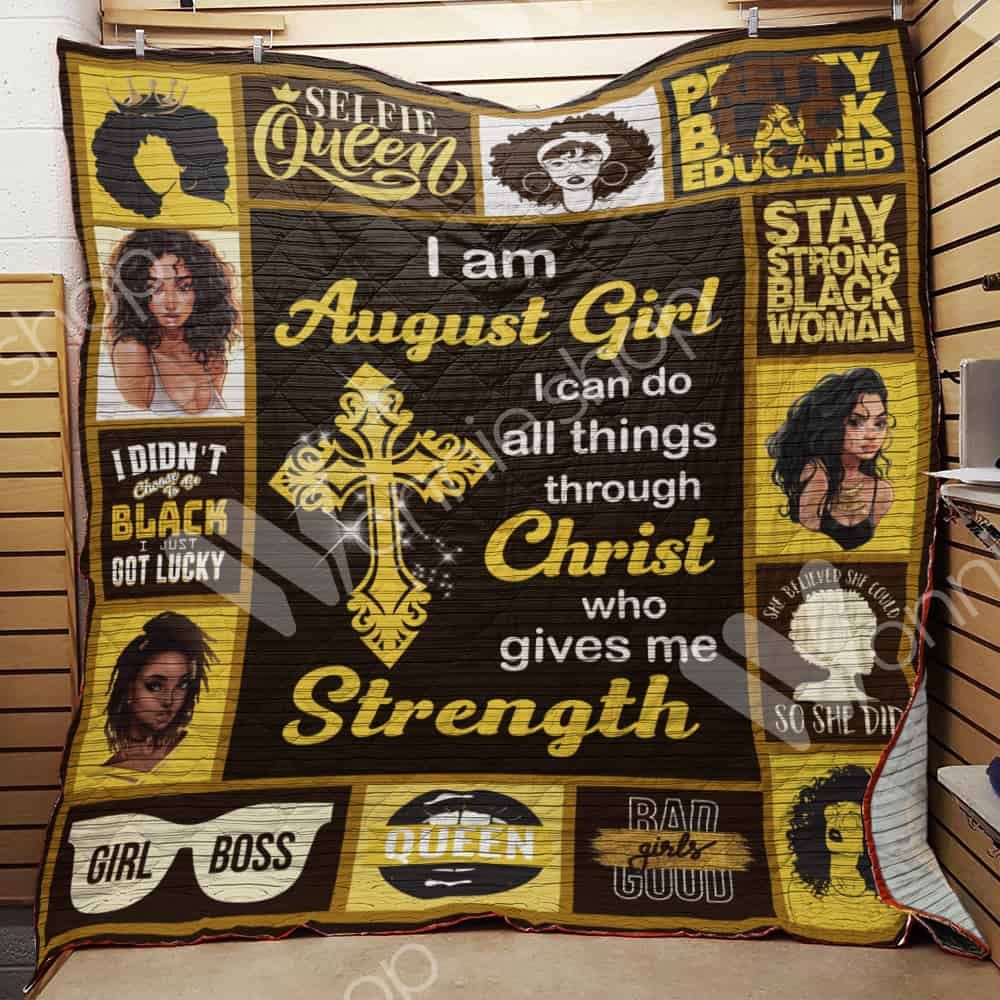August Black Women Quilt Blanket DHC03021158TD