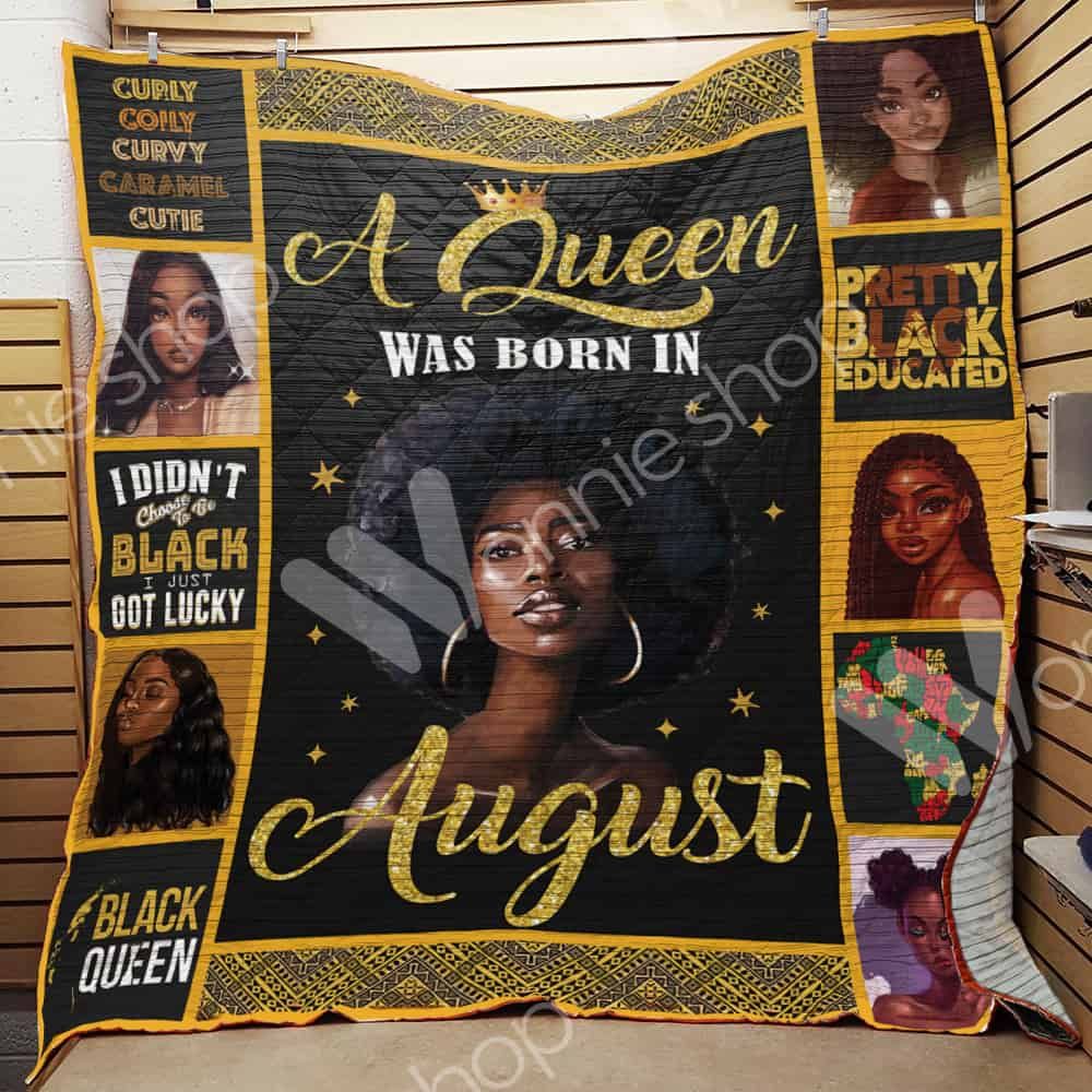August Black Women Quilt Blanket DHC03021160TD