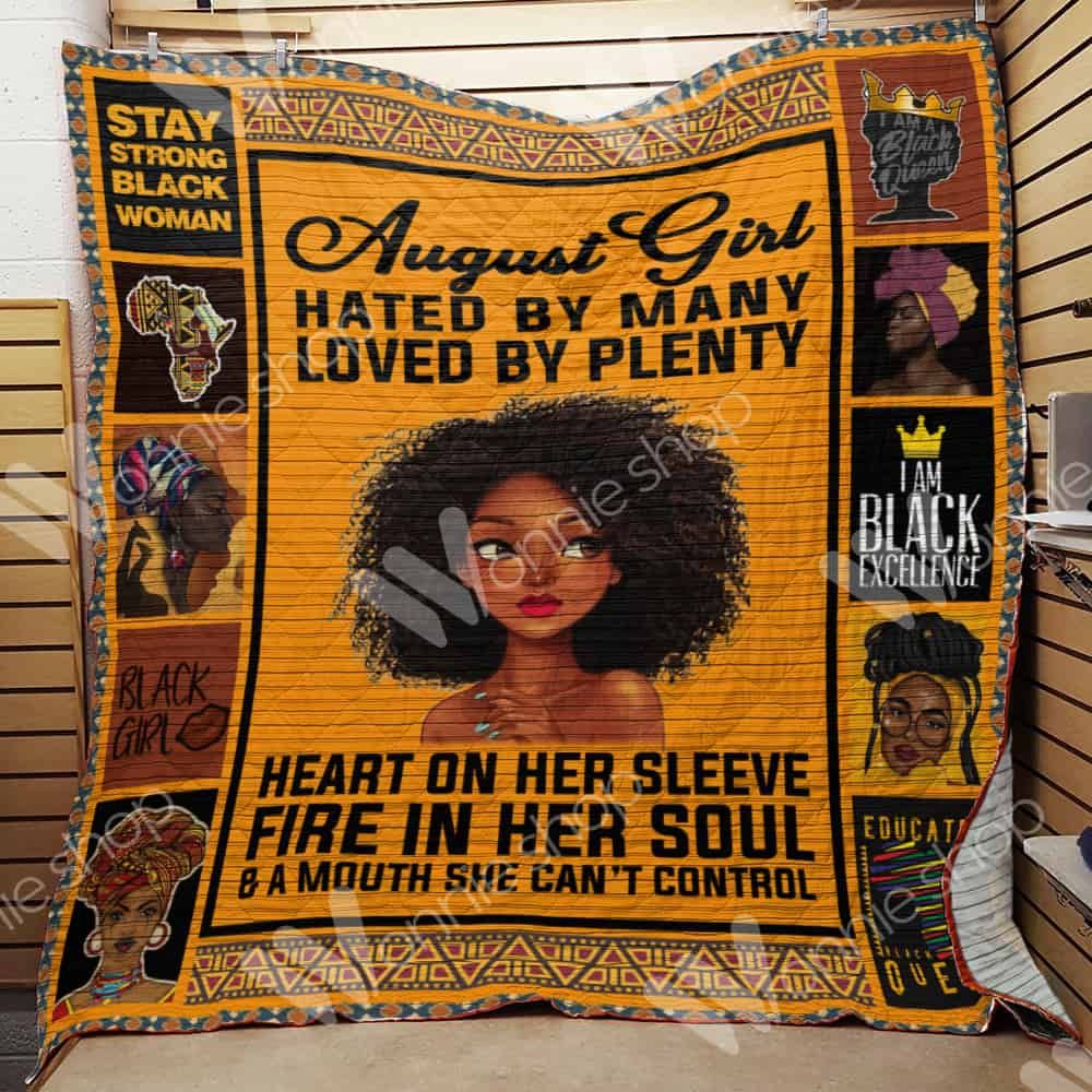 August Black Women Quilt Blanket DHC03021161TD