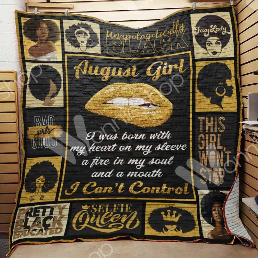 August Black Women Quilt Blanket DHC03021164TD