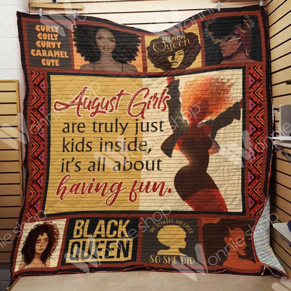 August Black Women Quilt Blanket DHC03021255TD