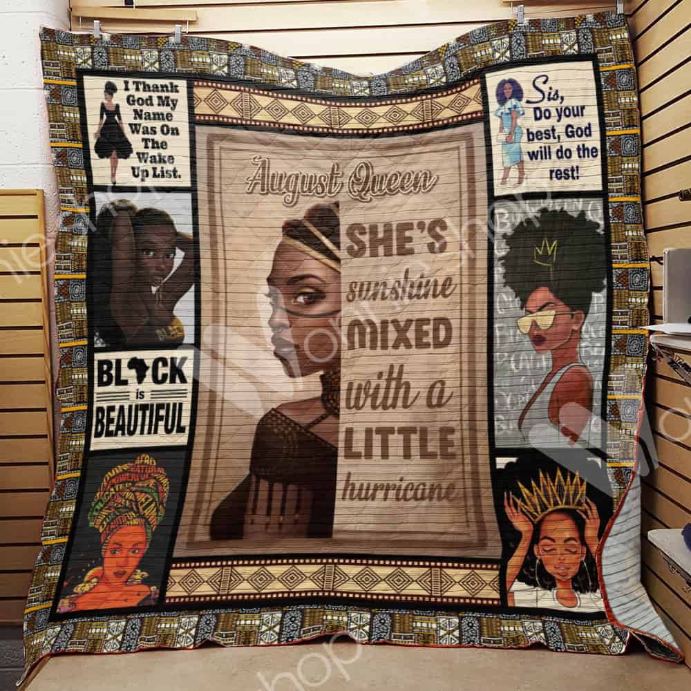 August Black Women Quilt Blanket DHC03021260TD
