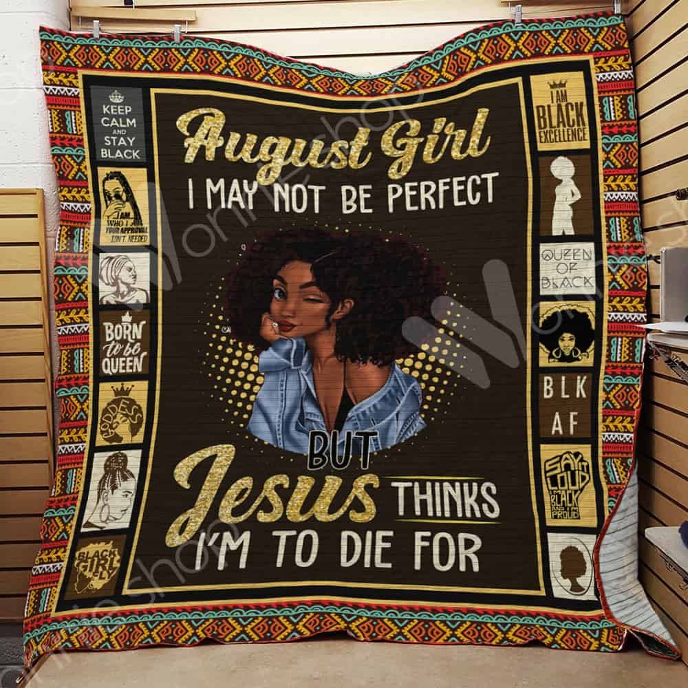 August Black Women Quilt Blanket DHC03021282TD
