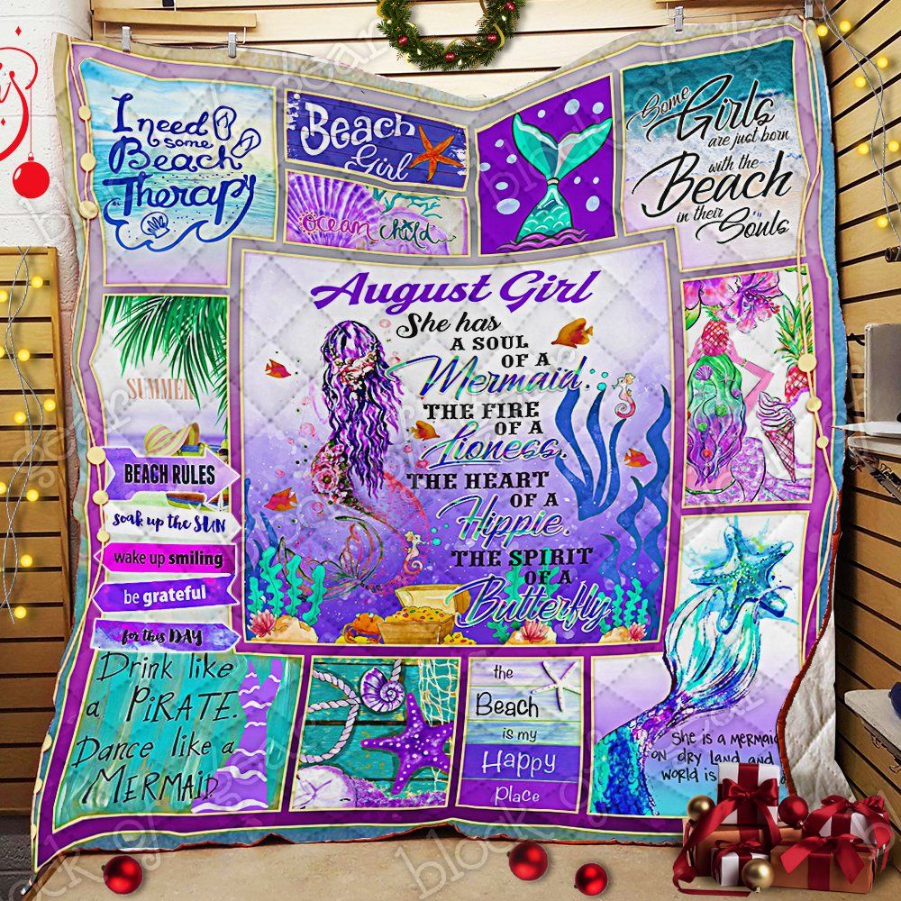 August Girl A Soul Of A Mermaid Quilt Psl803M8T Dhc11122669Dd