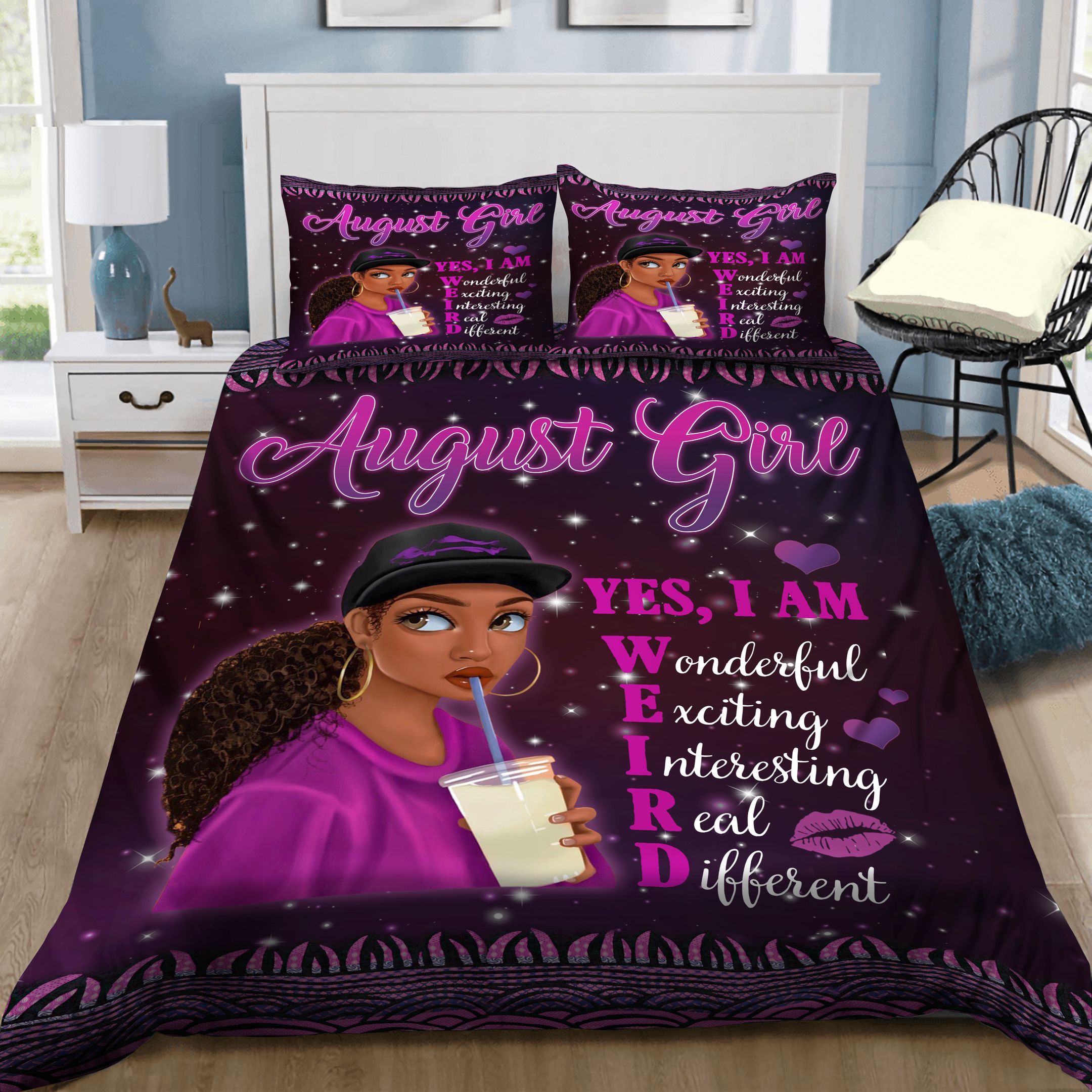 August Girl Bedding Set
