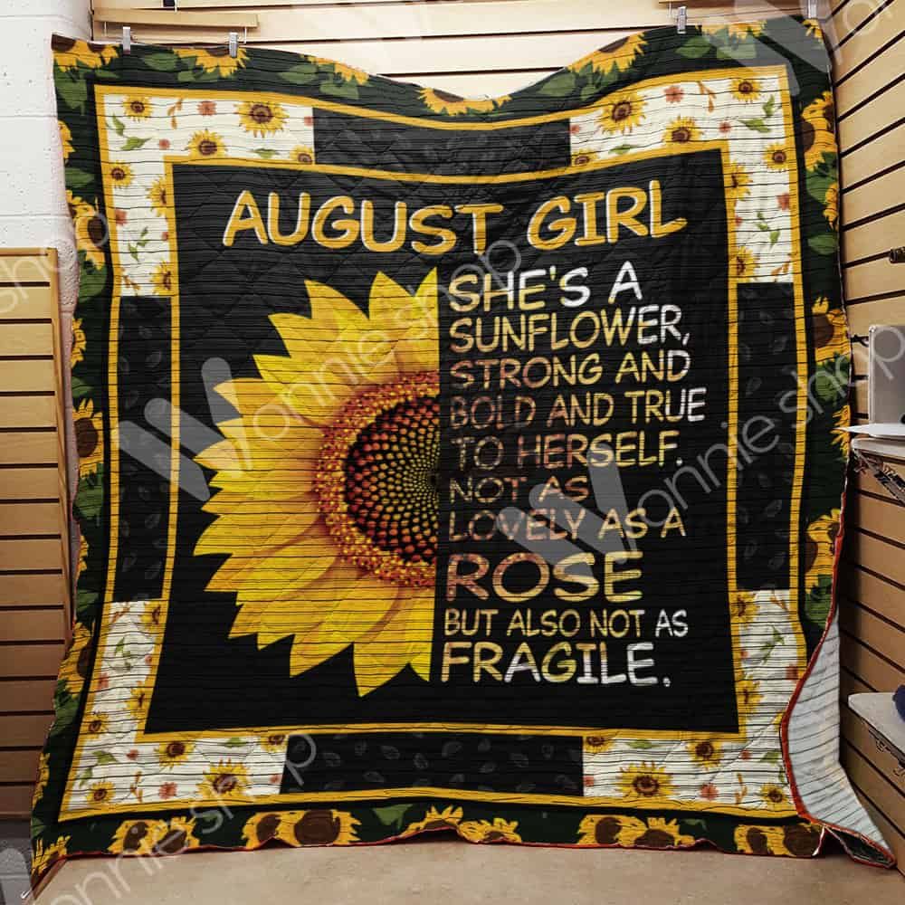 August Sunflower Hippie Quilt Blanket DHC03021131TD